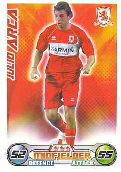 Julio Arca Middlesbrough 2008/09 Topps Match Attax #206